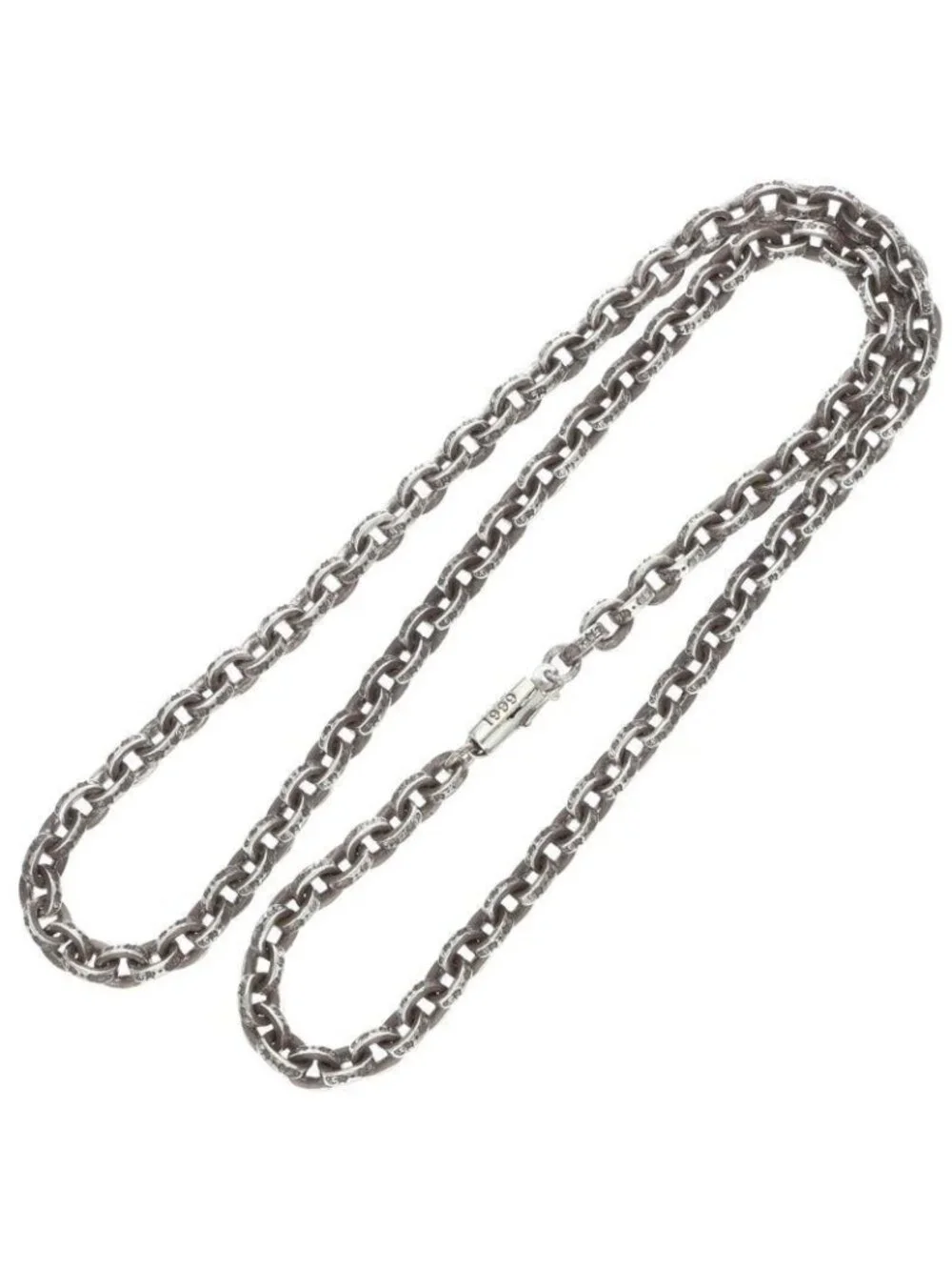 Chrome Hearts Paper Chain 20 Silver Necklace